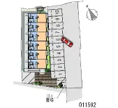 ★手数料０円★安城市美園町　月極駐車場（LP）